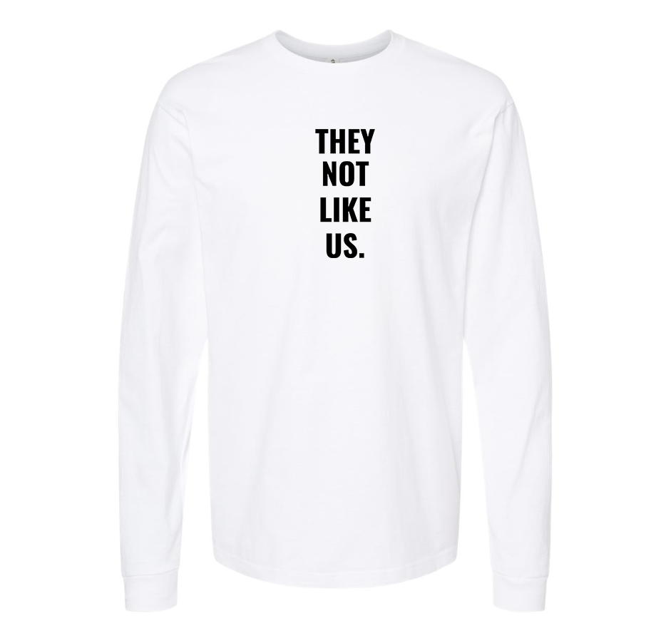 Men's They not like us Cotton Long Sleeve T-Shirt