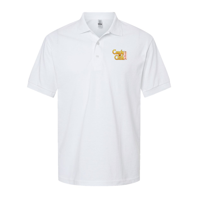Men's Candy Crush Gildan Dry Blend Jersey Polo