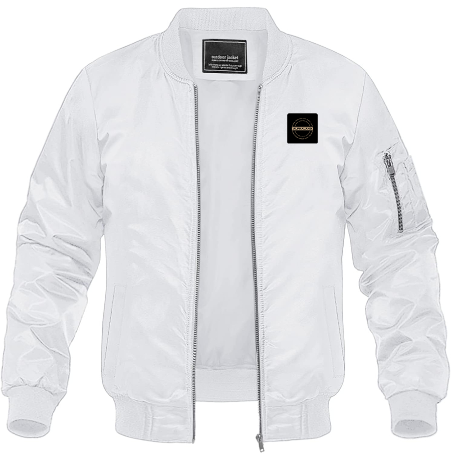 Men's Alphaland Lightweight Bomber Jacket Windbreaker Casual Fall Spring Outdoor Coat