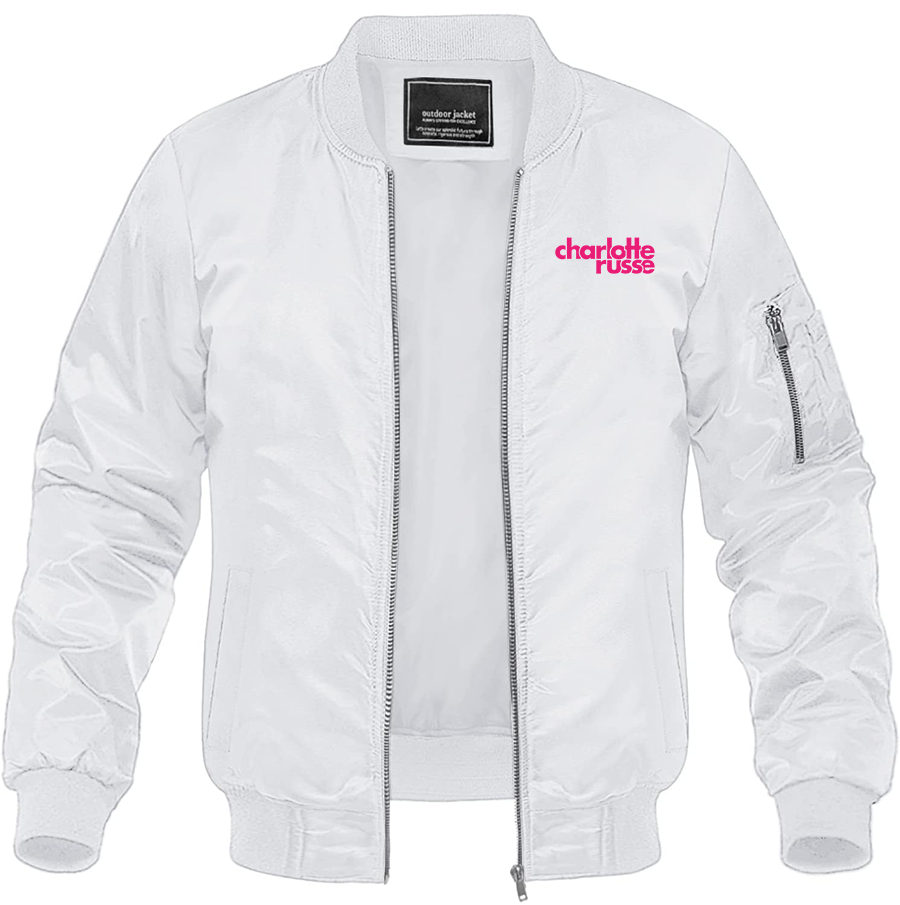 Men's Charlotte Russe Lightweight Bomber Jacket Windbreaker Casual Fall Spring Outdoor Coat