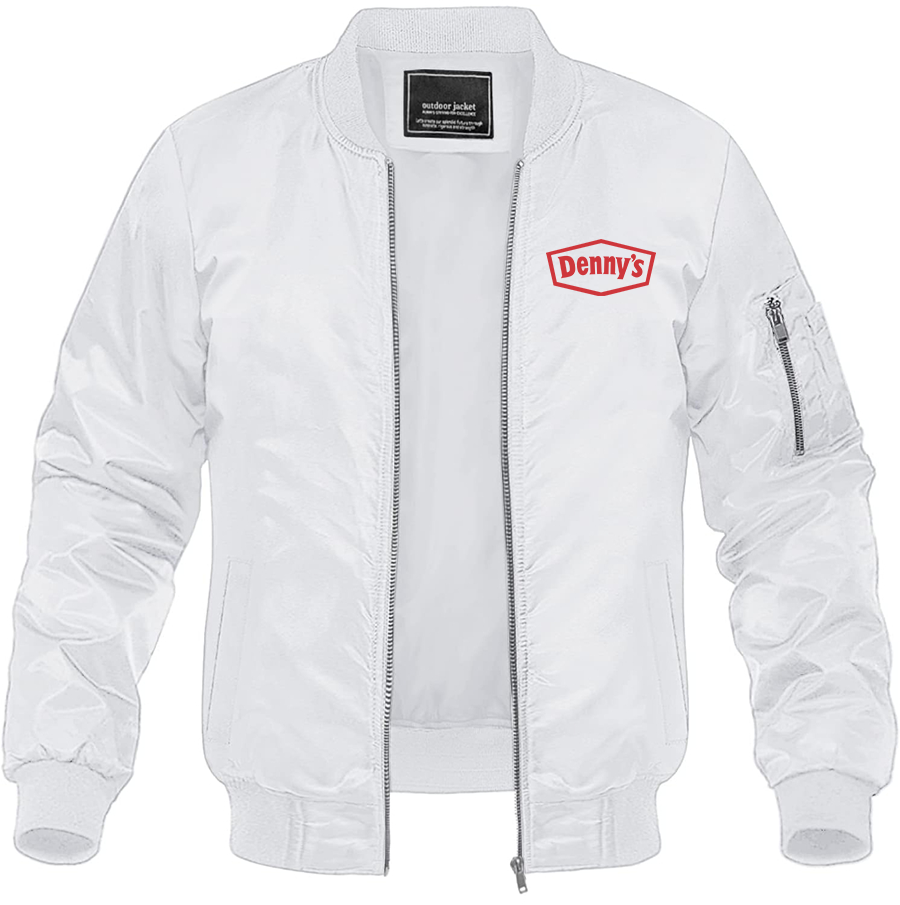 Men's Dennys Lightweight Bomber Jacket Windbreaker Casual Fall Spring Outdoor Coat