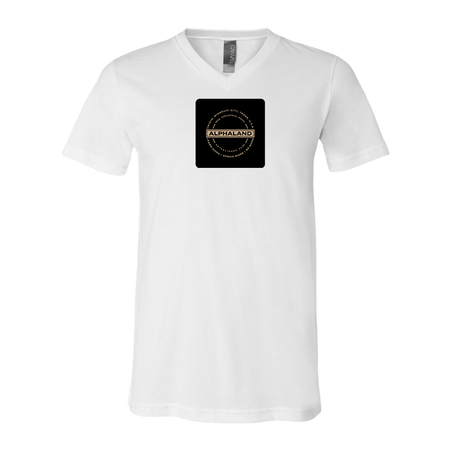 Men's Alphaland BELLA CANVAS Jersey V-Neck Tee