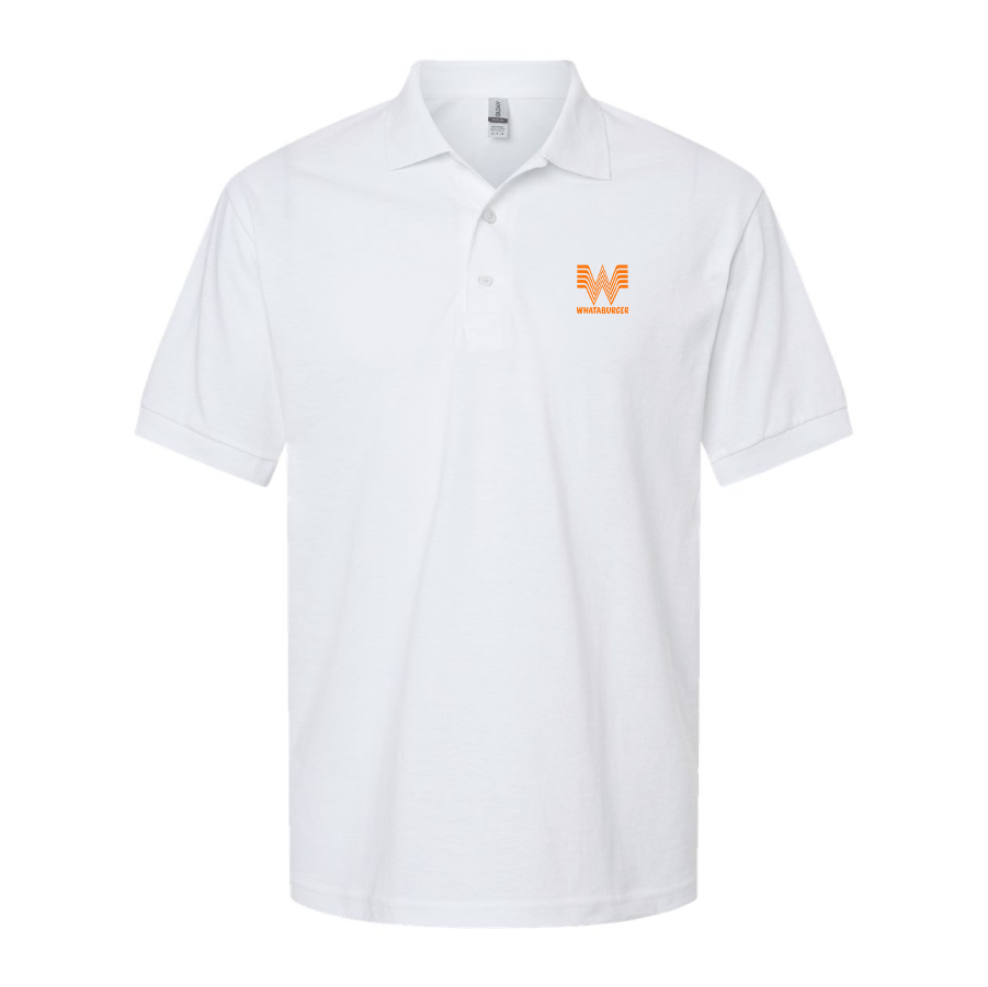 Men's What A Burger Dry-Blend Polo