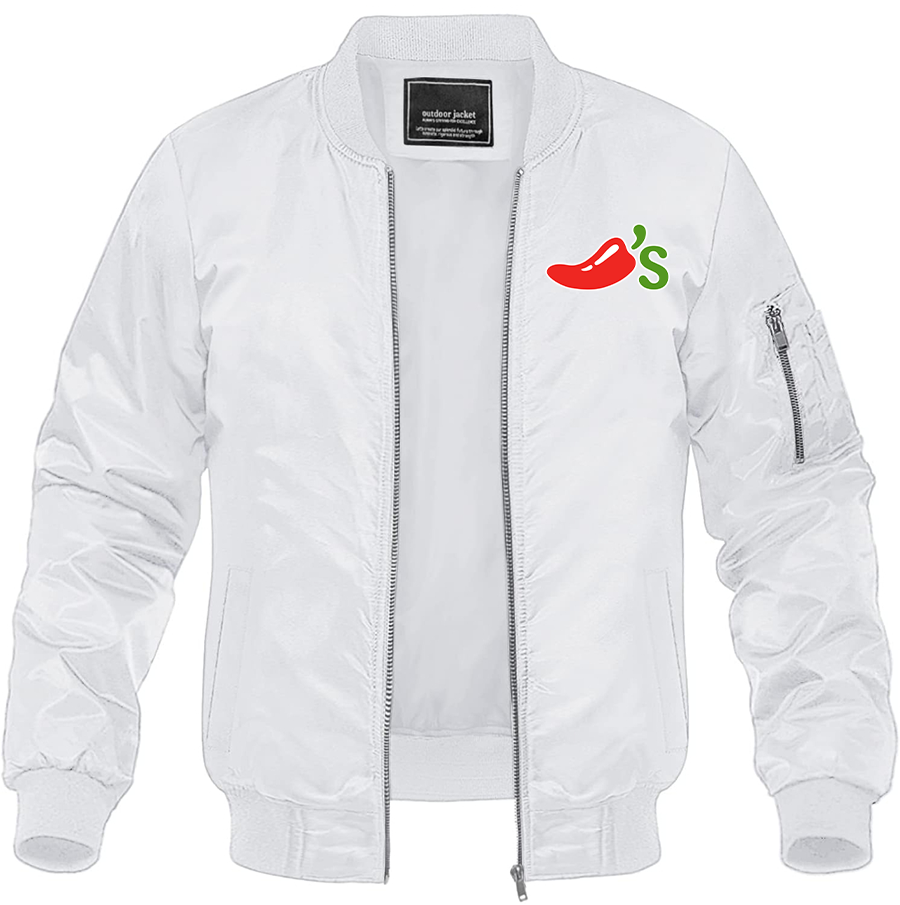 Men's Chilis Lightweight Bomber Jacket Windbreaker Casual Fall Spring Outdoor Coat