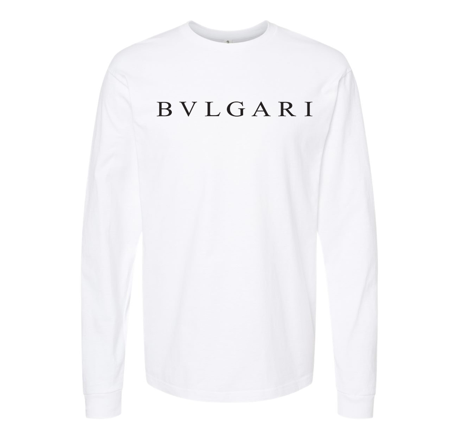 Men's BVLGARI Cotton Long Sleeve T-Shirt