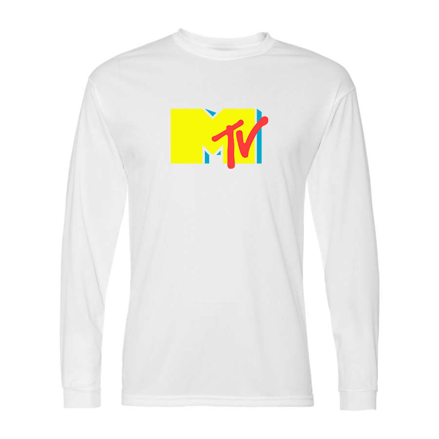 Men's M.T.V Polyester Long Sleeve T-Shirt