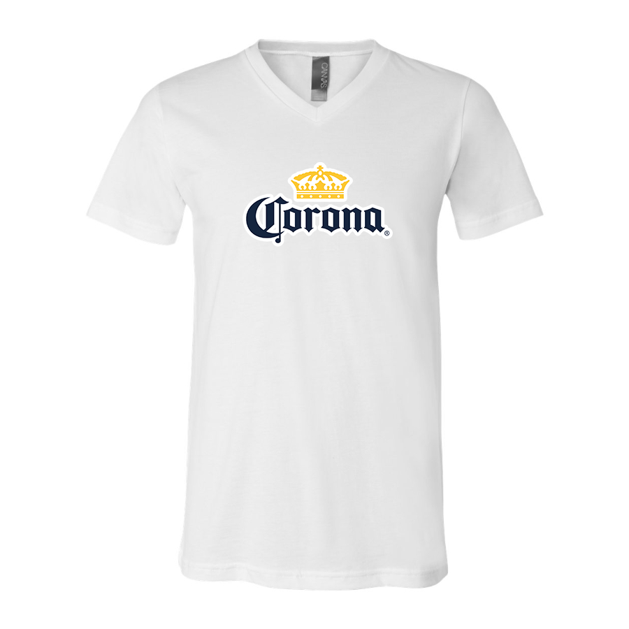 Men's Corona BELLA CANVAS Jersey V-Neck Tee