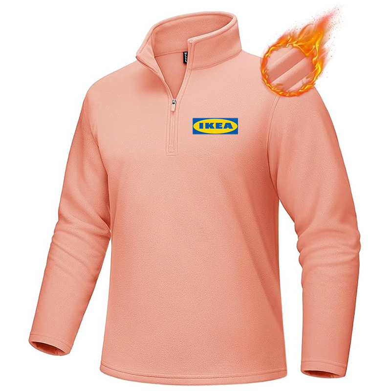 Men's IKEA MAGCOMSEN Quarter-Zip Pullover Polar Fleece Sweatshirt Stand Collar Long Sleeve Shirt for Men Thermal Winter Fall