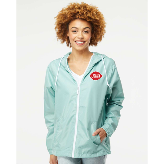 Men's Dairy Queen Independent Trading Co Lightweight Windbreaker Full-Zip Jacket