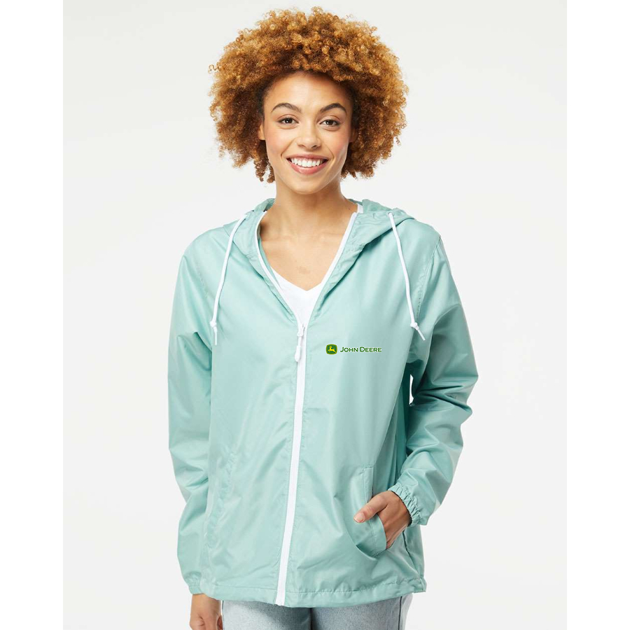 Men's John Deere Independent Trading Co Lightweight Windbreaker Full-Zip Jacket