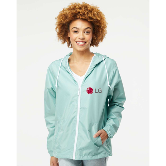 Men's LG Independent Trading Co Lightweight Windbreaker Full-Zip Jacket