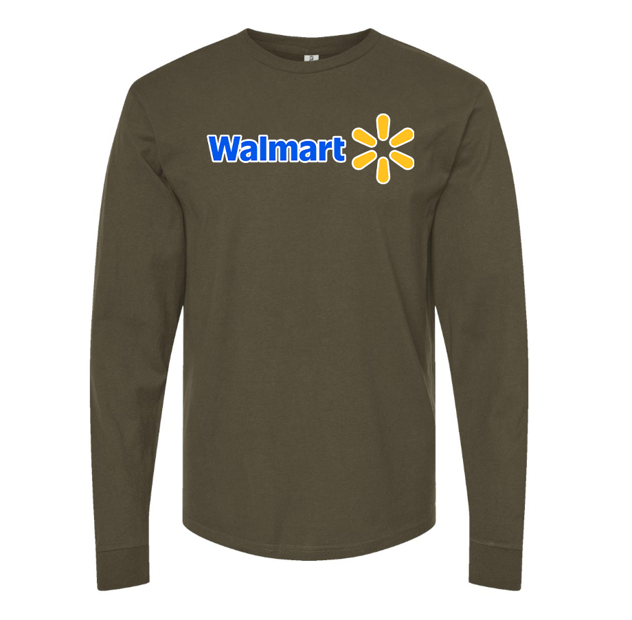Men's Walmart Cotton Long Sleeve T-Shirt