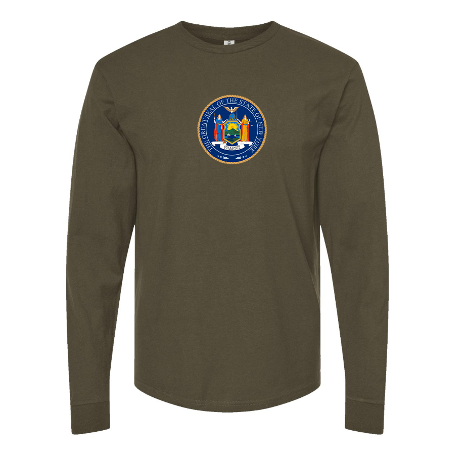 Men's New York  Cotton Long Sleeve T-Shirt