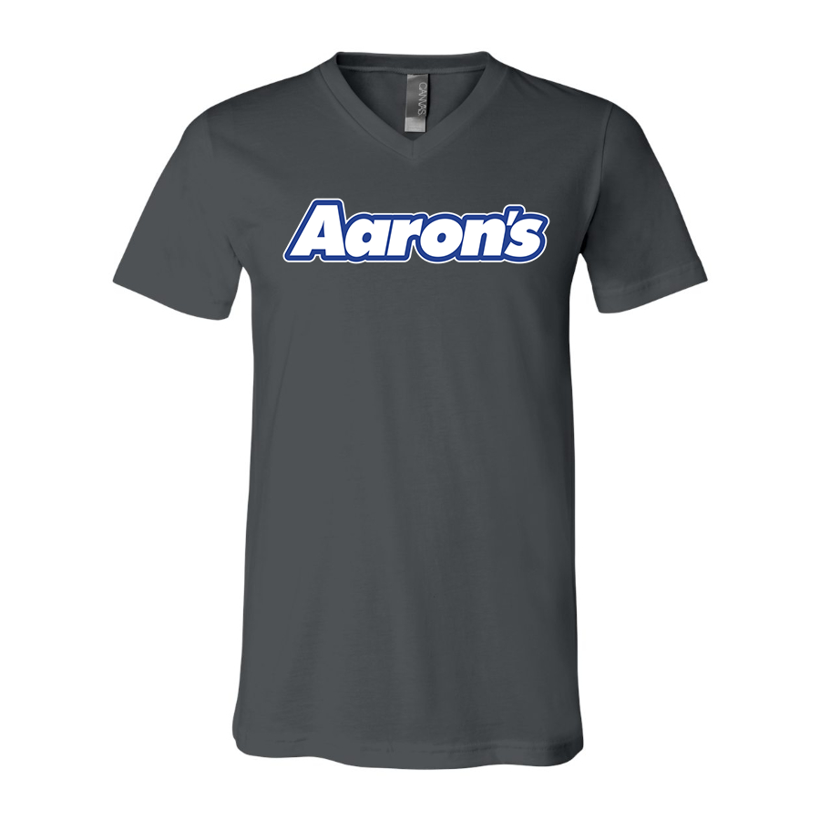 Men's Aarons BELLA  CANVAS  Jersey V-Neck Tee