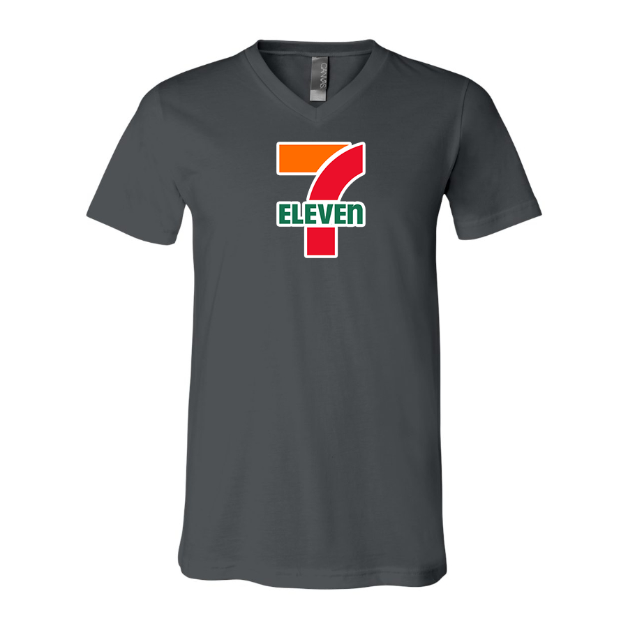 Men's 7-Eleven BELLA  CANVAS  Jersey V-Neck Tee