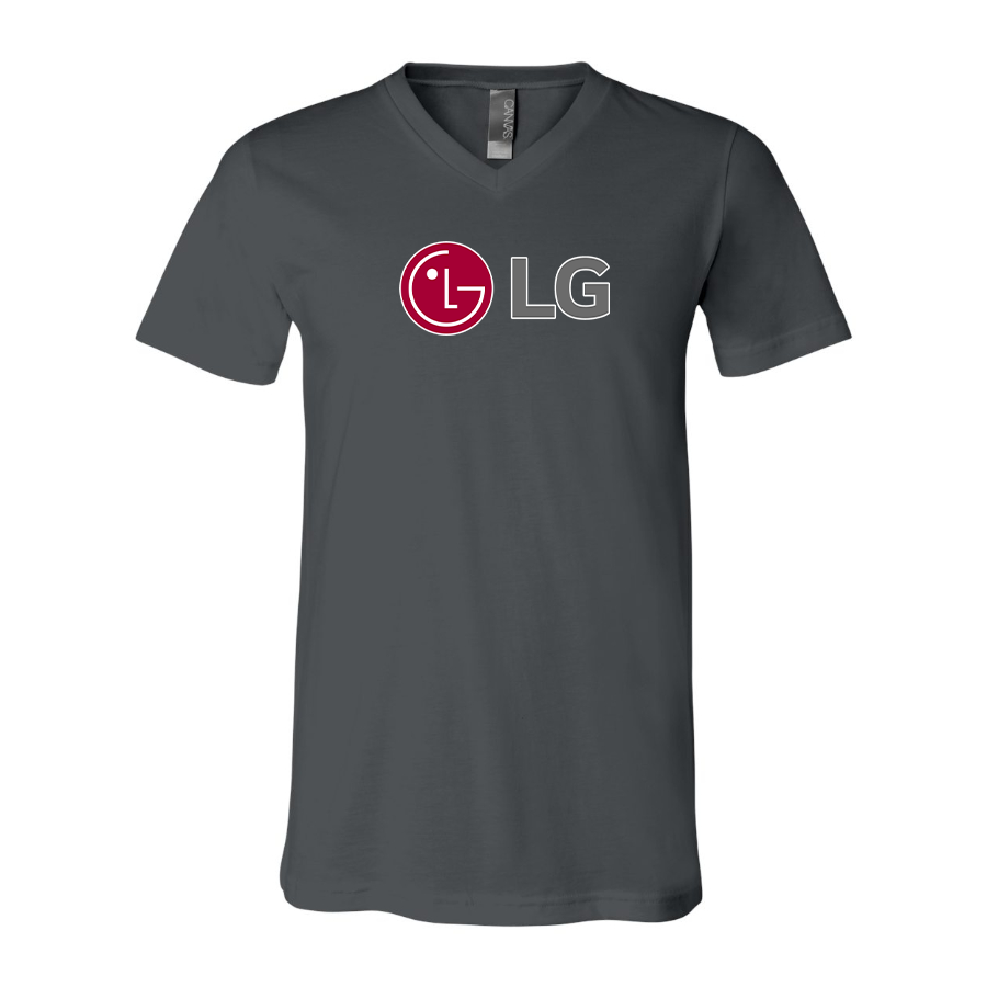 Men's LG BELLA  CANVAS  Jersey V-Neck Tee