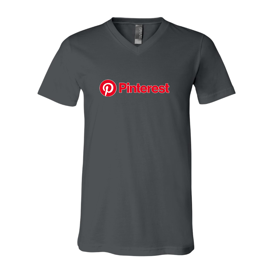 Men's Pinterest BELLA  CANVAS  Jersey V-Neck Tee