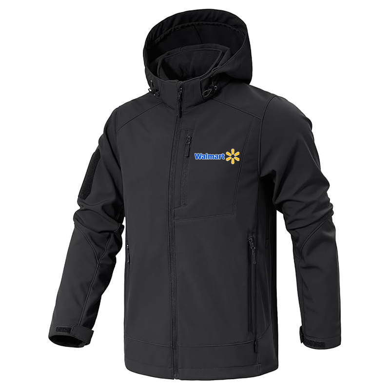 Men's Walmart Jacket Waterproof Hooded Coats Tactical Soft Shell Jackets