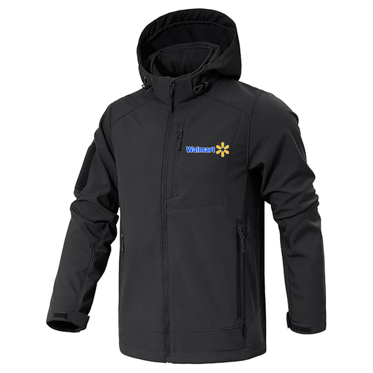 Men's Walmart Jacket Waterproof Hooded Coats Tactical Soft Shell Jackets