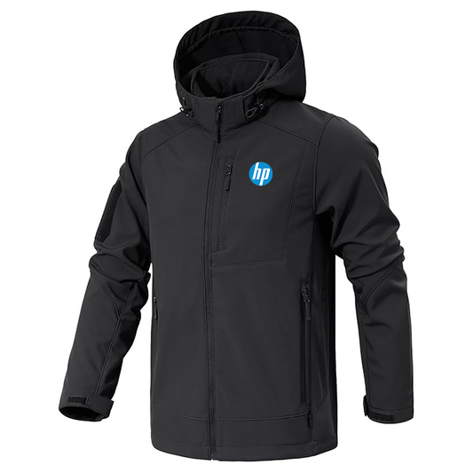 Men's hp Jacket Waterproof Hooded Coats Tactical Soft Shell Jackets