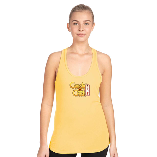 Women's Candy Crush Next Level Ideal Racerback Tank