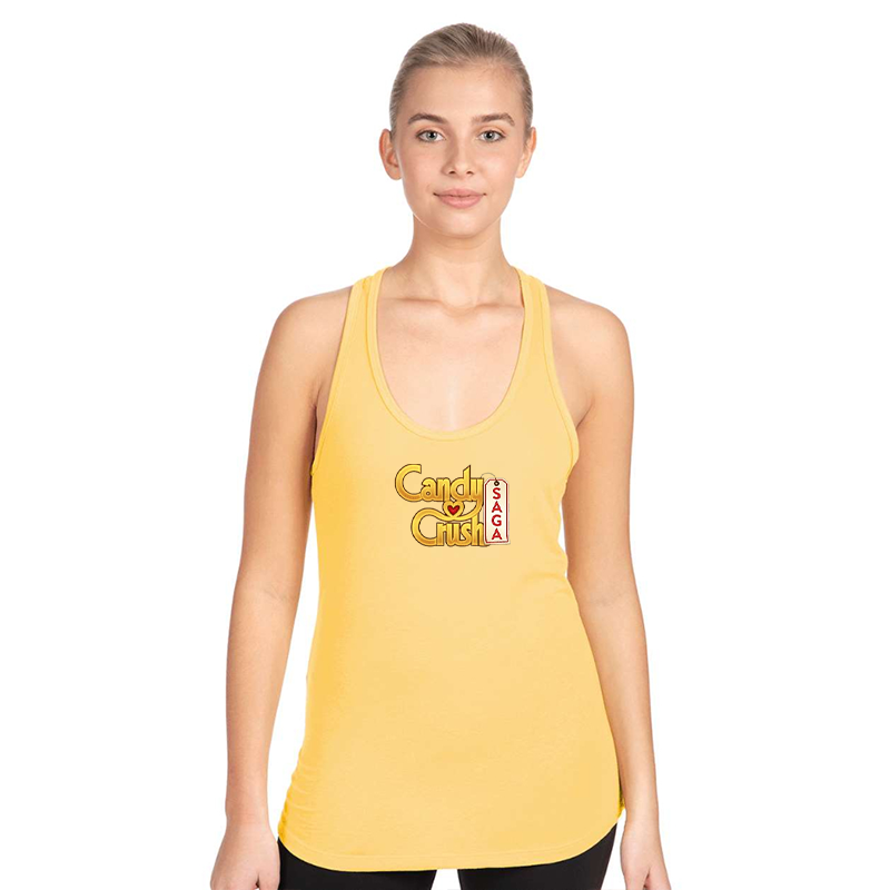 Women's Candy Crush Next Level Ideal Racerback Tank