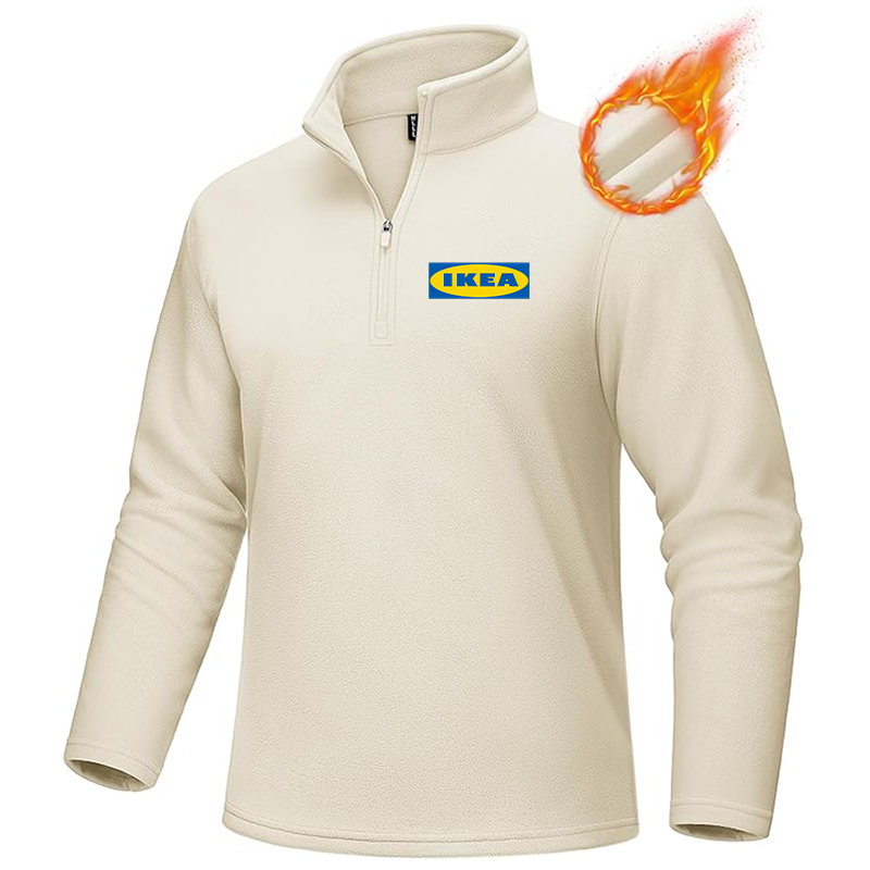 Men's IKEA MAGCOMSEN Quarter-Zip Pullover Polar Fleece Sweatshirt Stand Collar Long Sleeve Shirt for Men Thermal Winter Fall