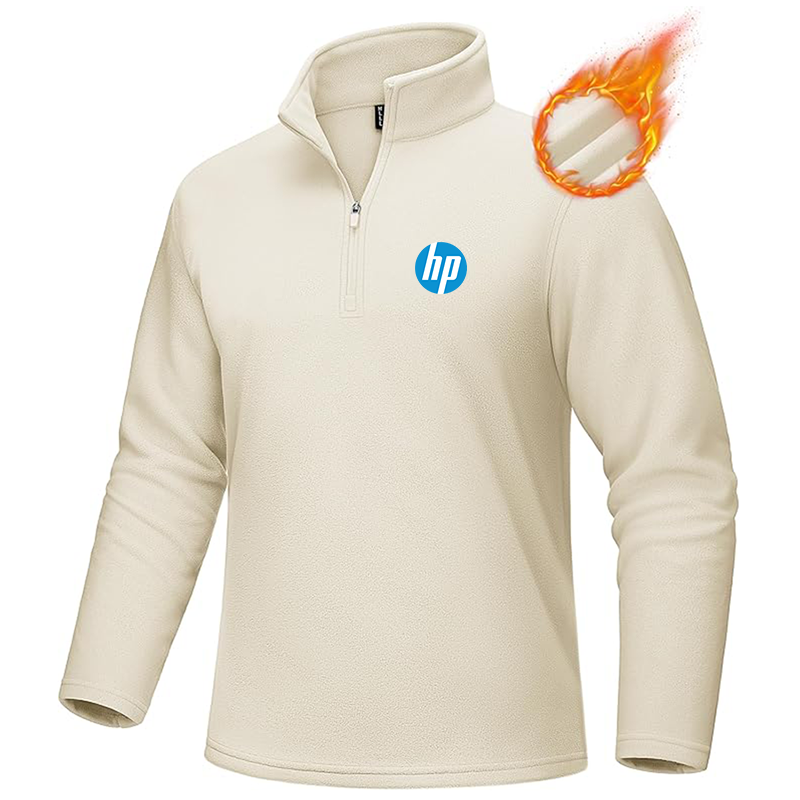 Men's hp MAGCOMSEN Quarter-Zip Pullover Polar Fleece Sweatshirt Stand Collar Long Sleeve Shirt for Men Thermal Winter Fall