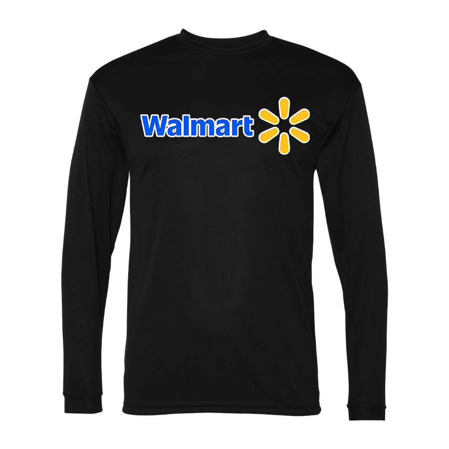 Men's Walmart Polyester Long Sleeve T-Shirt