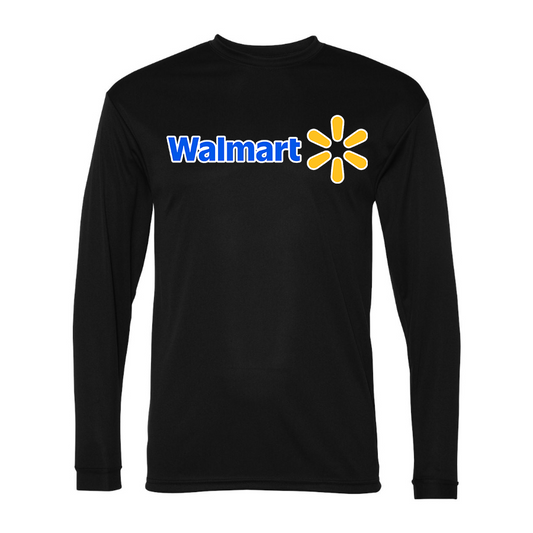 Men's Walmart Polyester Long Sleeve T-Shirt