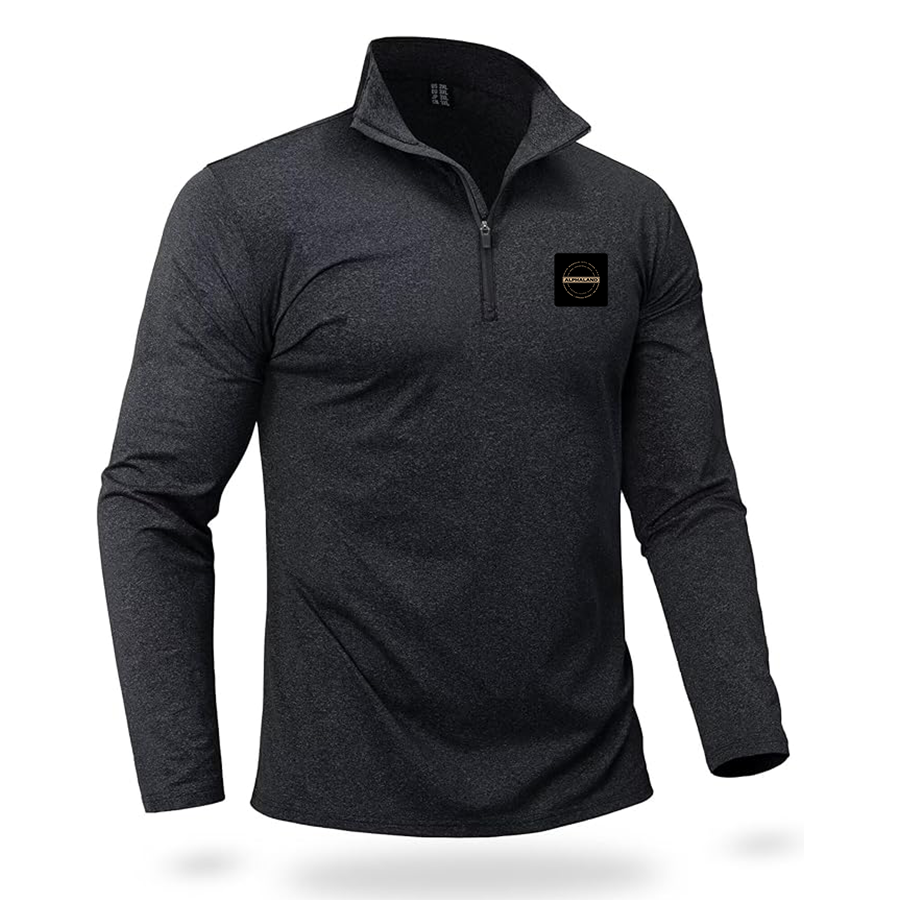 Men's Alphaland Quarter Zip Pullover Premium Fleece Lined Heather Long Sleeve Golf Shirts Midweight 1/4 Half Zip Sweatshirts