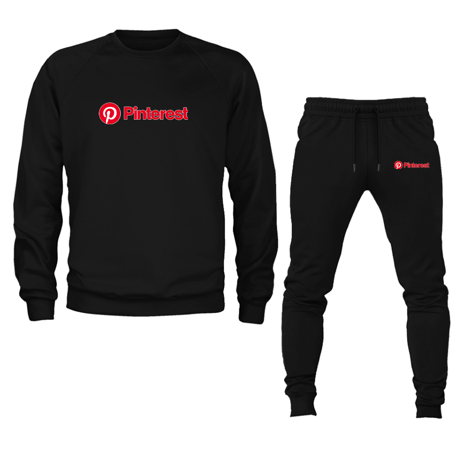 Men's Pinterest Crewneck Sweatshirt Joggers Set
