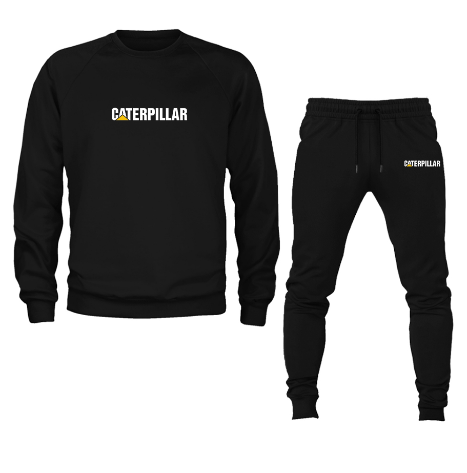 Men's Caterpillar Crewneck Sweatshirt Joggers Set