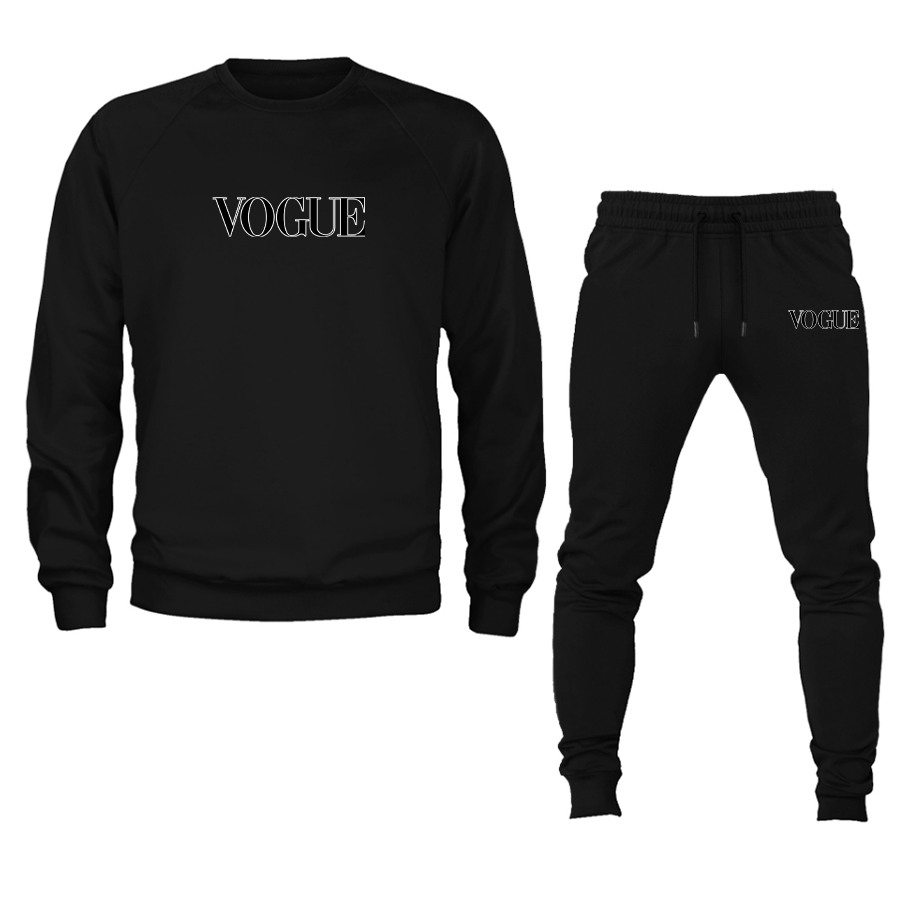 Men's Vogue  Crewneck Sweatshirt Joggers Set