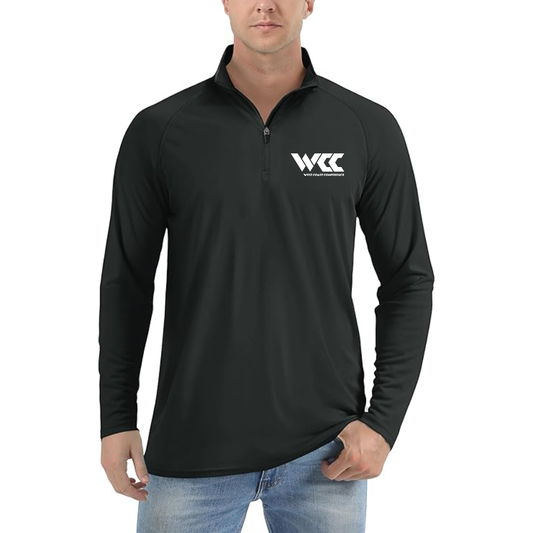 Men's West Coast Conference Lightweight Quarter-Zip Athletic Shirt Long Sleeve Performance Wear