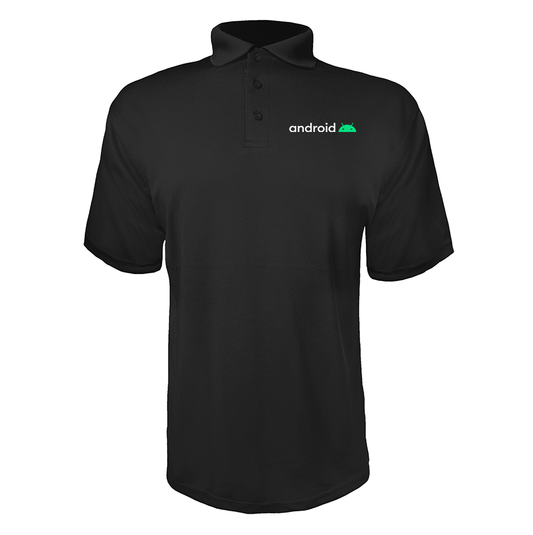 Men's Android  Polyester Polos