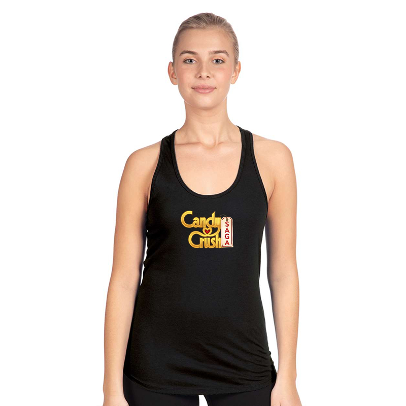 Women's Candy Crush Next Level Ideal Racerback Tank