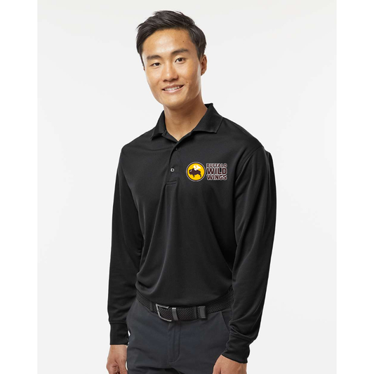 Men's Buffalo Wild Wings  Paragon Prescott Long Sleeve Polo