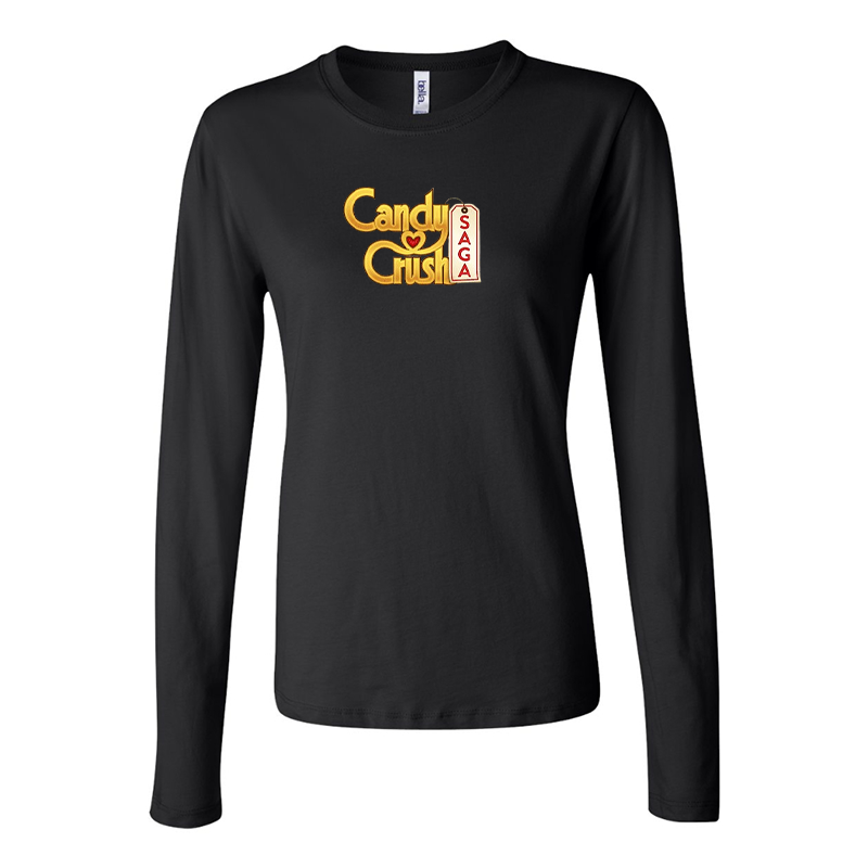 Women’s Candy Crush BELLA CANVAS Jersey Long Sleeve Tee