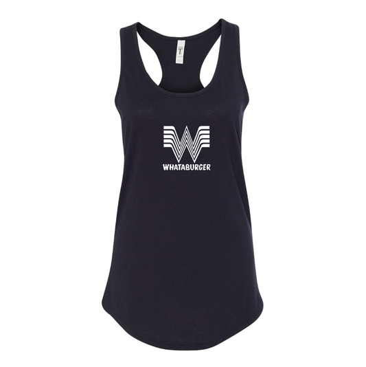 Women's What A Burger Racerback Tank Top