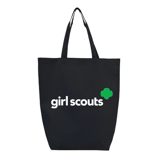 Girl Scouts Q-Tees  Non-Woven Gusset Bottom Tote