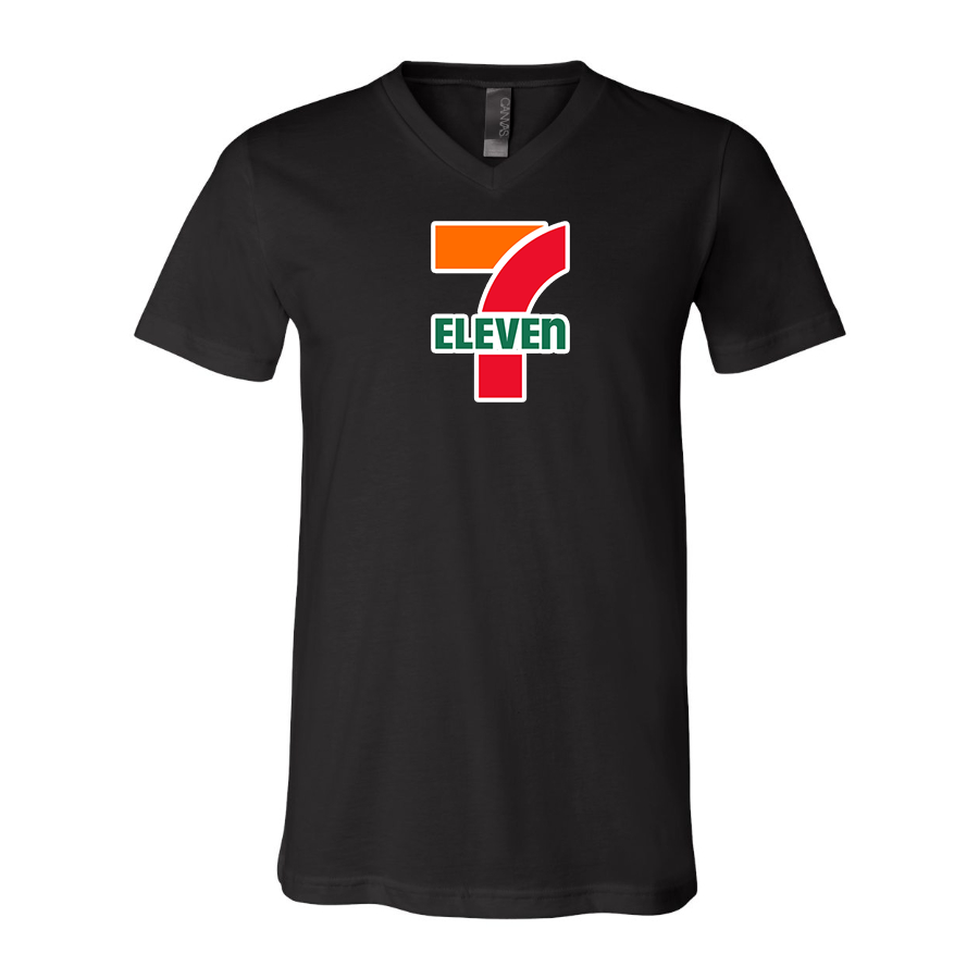 Men's 7-Eleven BELLA  CANVAS  Jersey V-Neck Tee