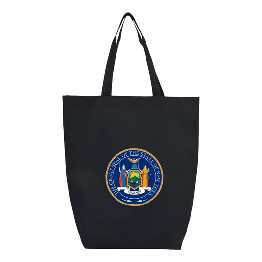 New York  Q-Tees  Non-Woven Gusset Bottom Tote