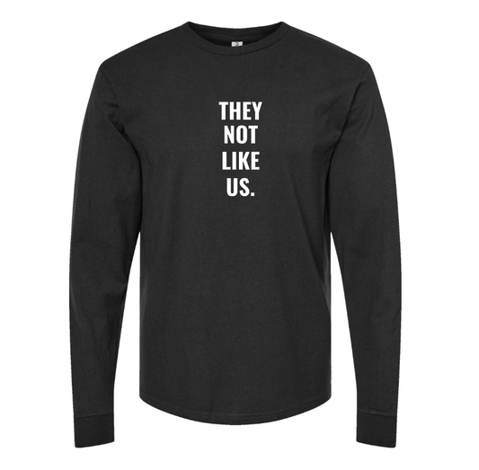 Men's They not like us Cotton Long Sleeve T-Shirt
