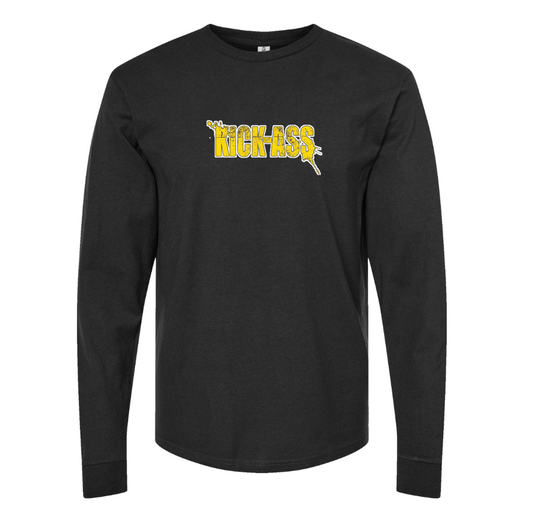 Men's Kick-Ass Cotton Long Sleeve T-Shirt