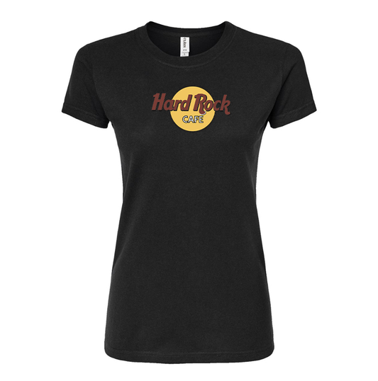 Women's Hard Rock Cafe Round Neck T-Shirt