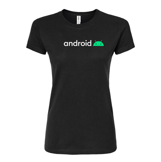 Women's Android   Round Neck T-Shirt
