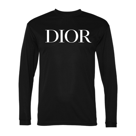 Men's Dior Polyester Long Sleeve T-Shirt