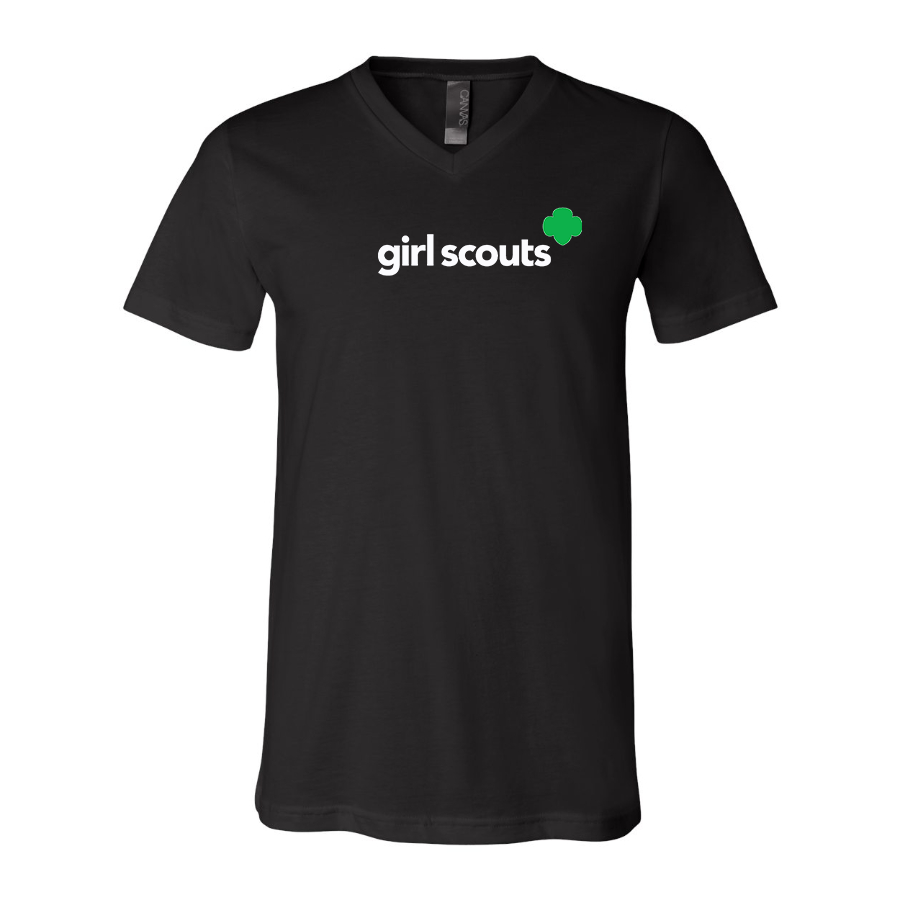 Men's Girl Scouts BELLA  CANVAS  Jersey V-Neck Tee