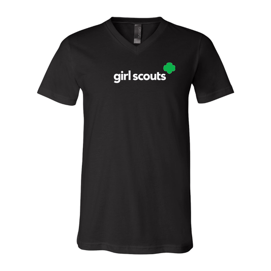 Men's Girl Scouts BELLA  CANVAS  Jersey V-Neck Tee
